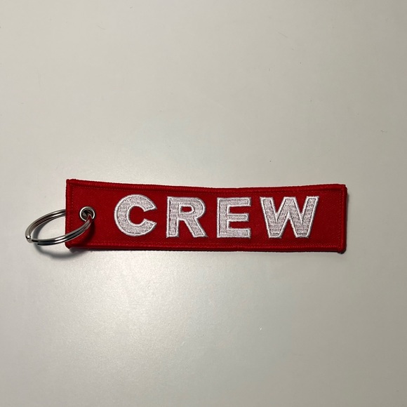 Flight Attendant Cabin Crew Luggage Suitcase Travel Bag Tag Keychain - Picture 2 of 3